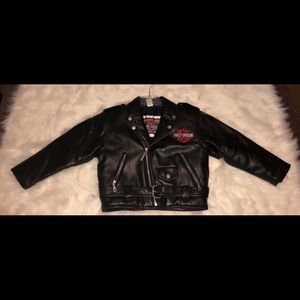 Youth Harley Davidson Motor Cycle Jacket